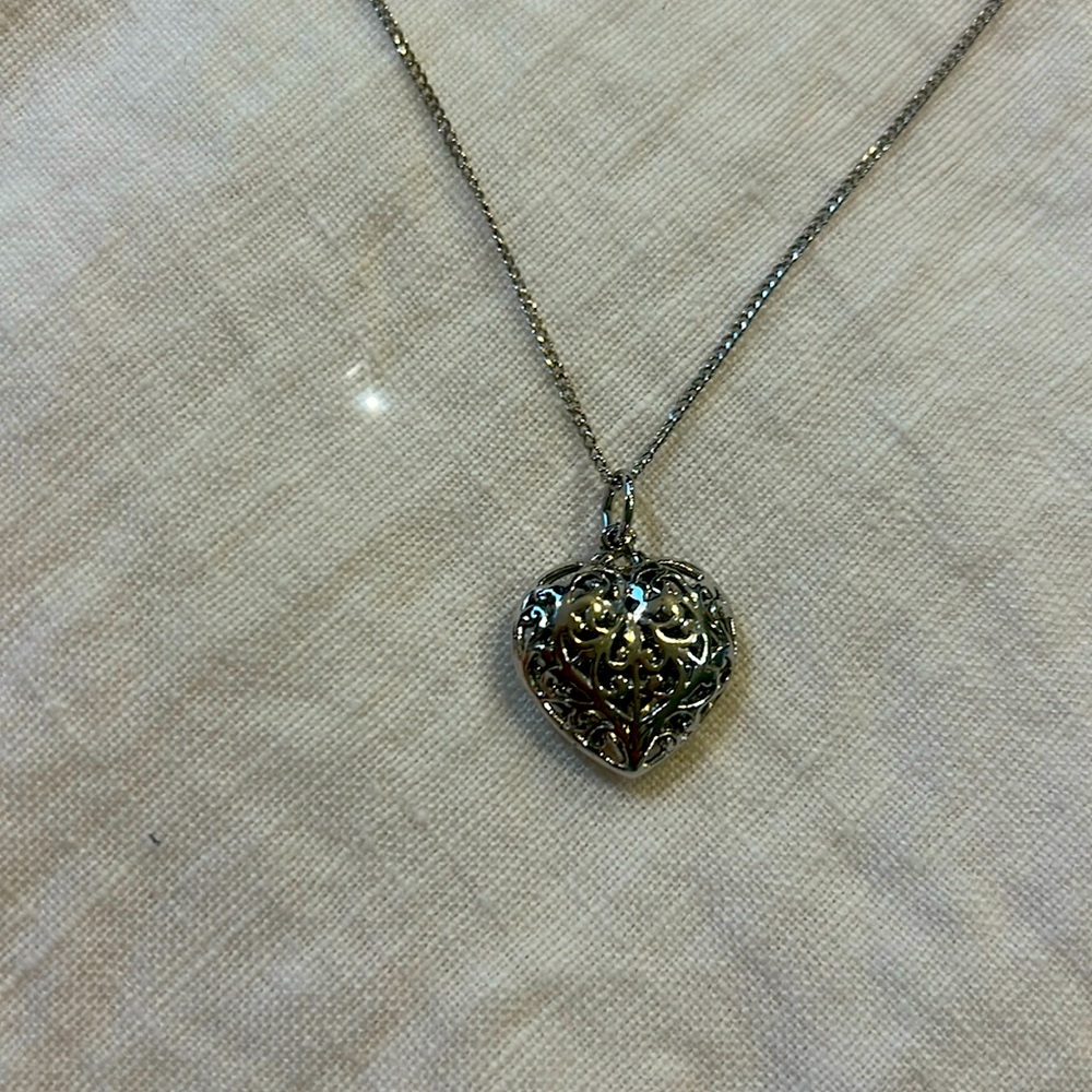 Brighton-style heart pendant